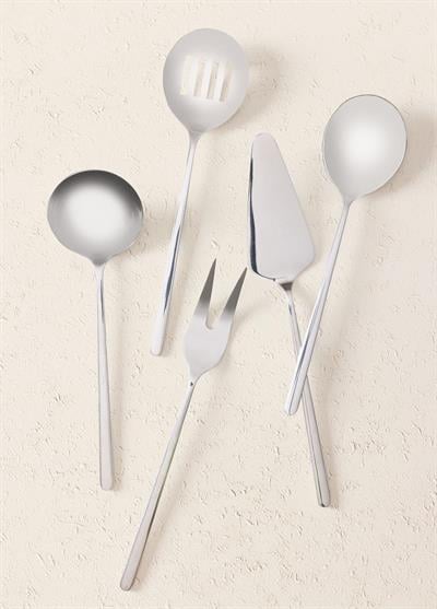 The Mia Giallo Servis Seti Gümüş 5 Parça