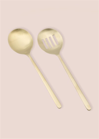 The Mia Giallo Servis Seti Şampanya Gold 2 Parça