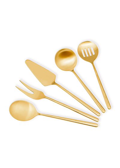 The Mia Giallo Servis Seti Gold 5 Parça