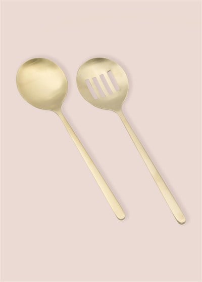 The Mia Giallo Servis Seti Şampanya Gold 2 Parça