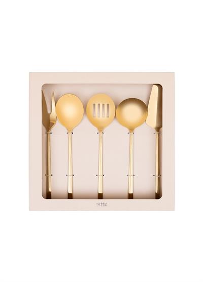 The Mia Giallo Servis Seti Gold 5 Parça