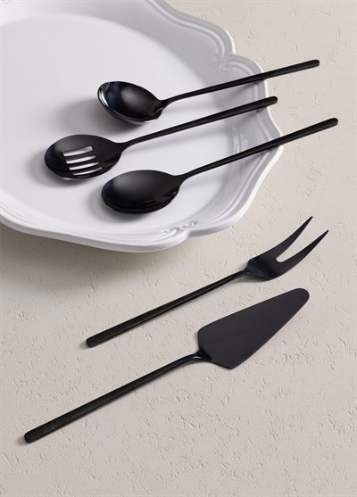 The Mia Giallo Servis Seti Siyah 5 Parça