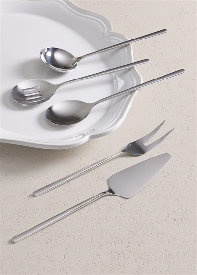 The Mia Giallo Servis Seti Gümüş 5 Parça