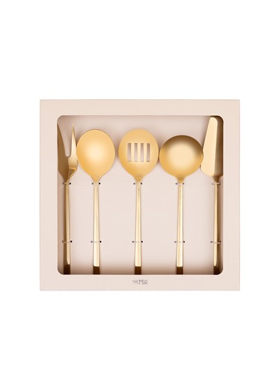 The Mia Giallo Servis Seti Gold 5 Parça