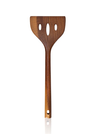 The Mia Natura Akasya Delikli Spatula 34x10 cm