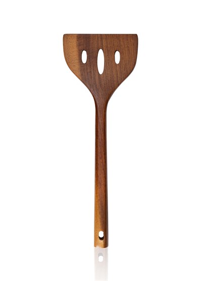 The Mia Natura Akasya Delikli Spatula 34x10 cm