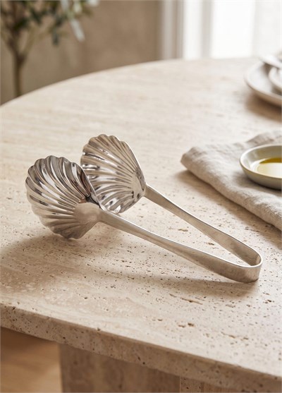 The Mia Ostrica Salata Maşası Gümüş 24 cm