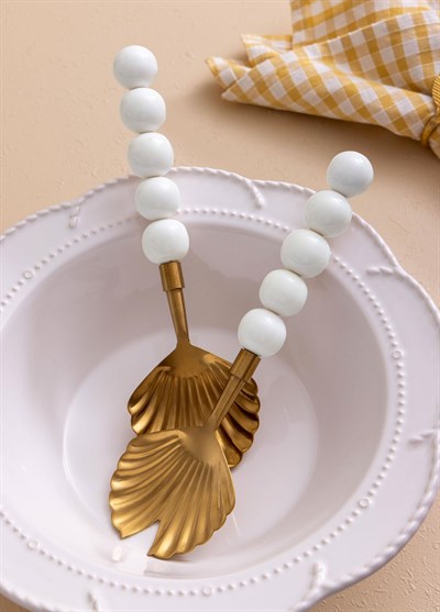 The Mia Ostrica Salata Servis Takımı 2 Parça