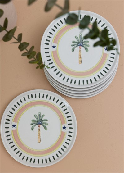 The Mia Italian Summer Servis Tabağı 6lı Set 26 cm