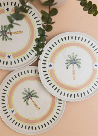 The Mia Italian Summer Servis Tabağı 6lı Set 26 cm