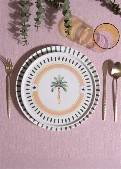 The Mia Italian Summer Servis Tabağı 6lı Set 26 cm