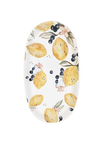 The Mia Limoncello Oval Servis Tabağı 2li 23 cm LMN023