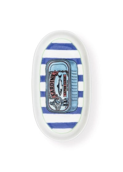 The Mia Palma Oval Servis Tabağı 4lü 17 cm