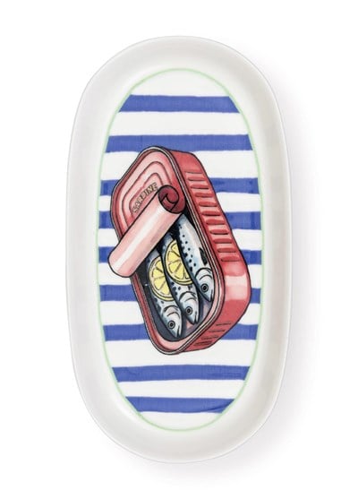 The Mia Palma Oval Servis Tabağı 2li 29 cm