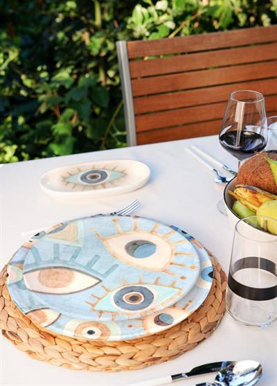 The Mia Amulet Servis Tabağı - 30 Cm