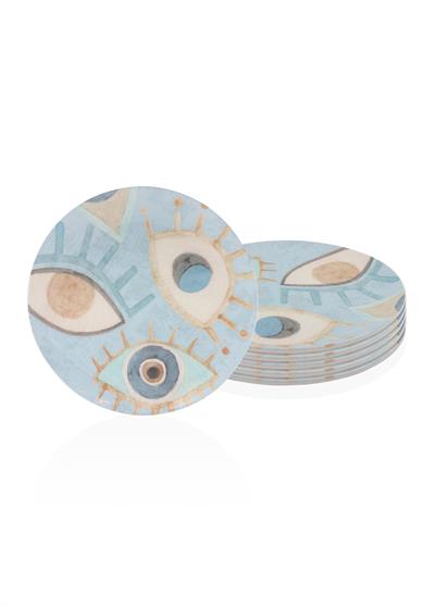 The Mia Amulet Servis Tabağı 6lı Set - 26 cm  