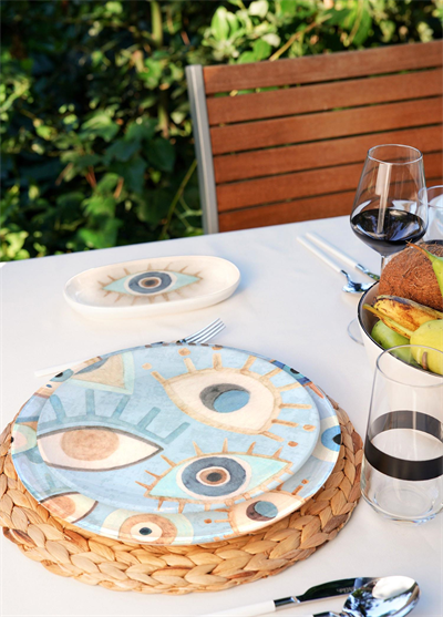 The Mia Amulet Servis Tabağı - 30 Cm