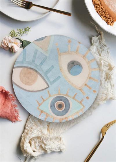 The Mia Amulet Servis Tabağı 6lı Set - 26 cm  