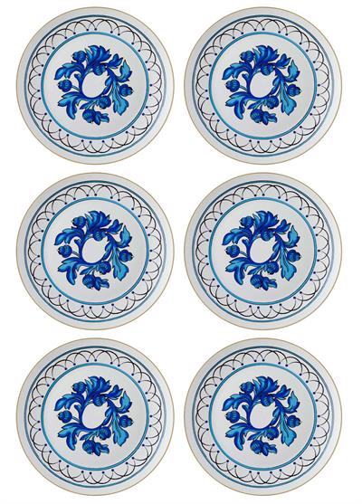 The Mia Azul Servis Tabağı 6 Kişilik