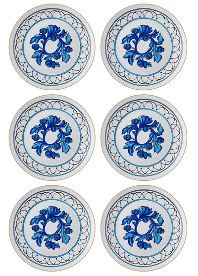 The Mia Azul Servis Tabağı 6 Kişilik
