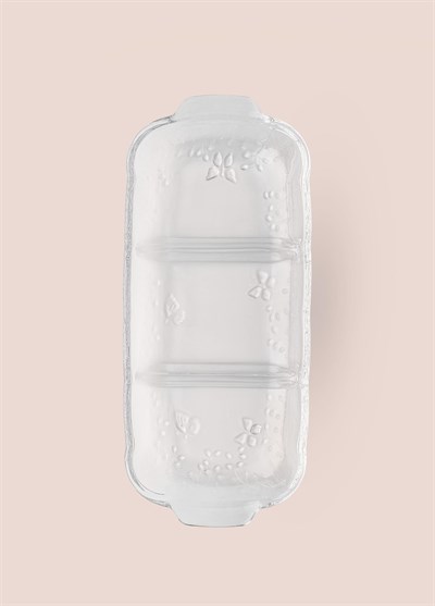 The Mia Bölmeli Servis Sunum Tabağı 30x13x4 cm CAM0501