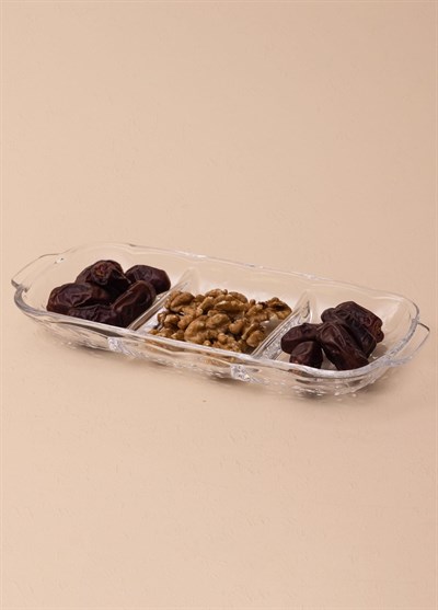 The Mia Bölmeli Servis Sunum Tabağı 30x13x4 cm CAM0501