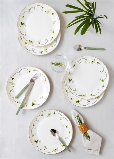 The Mia Butterfly Servis Tabağı 6 Kişilik