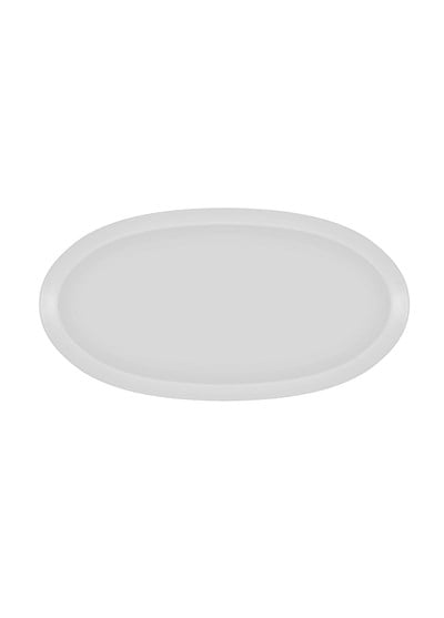 The Mia Cotta Limoges Oval Servis Tabağı Beyaz 43x22 cm