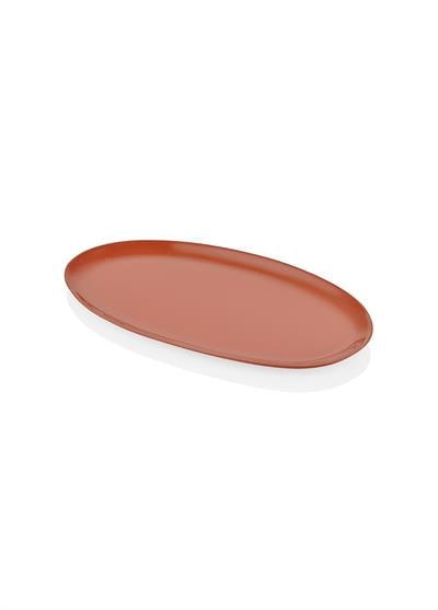The Mia Cotta Limoges Oval Servis Terracota 34x17 cm