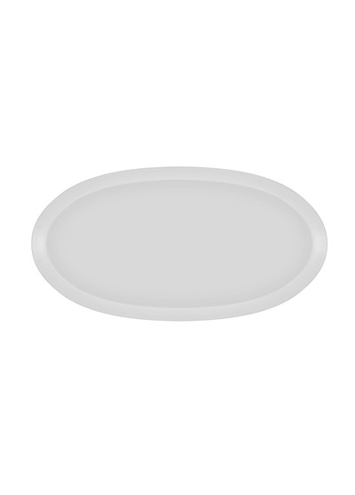 The Mia Cotta Limoges Oval Servis Tabağı Beyaz 43x22 cm