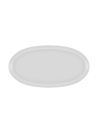 The Mia Cotta Limoges Oval Servis Tabağı Beyaz 43x22 cm