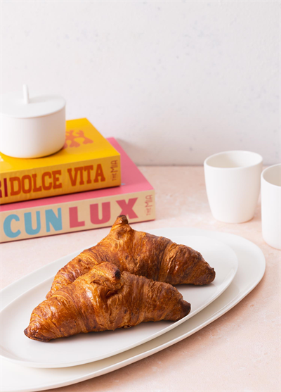 The Mia Cotta Limoges Oval Servis Beyaz 34x17 cm