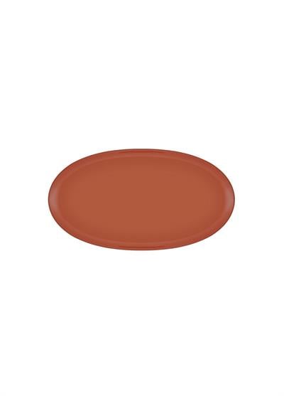 The Mia Cotta Limoges Oval Servis Terracota 34x17 cm