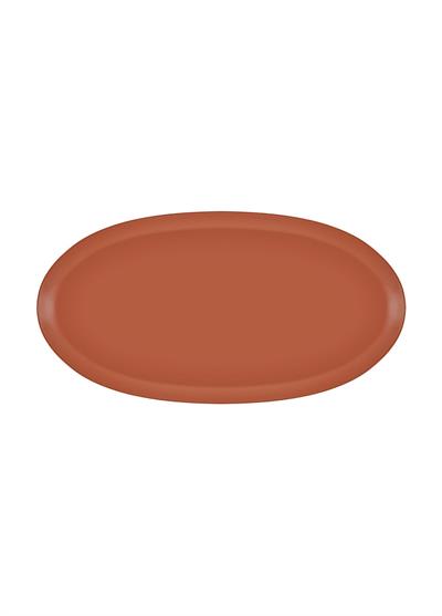 The Mia Cotta Limoges Oval Servis Terracota 43x22 cm