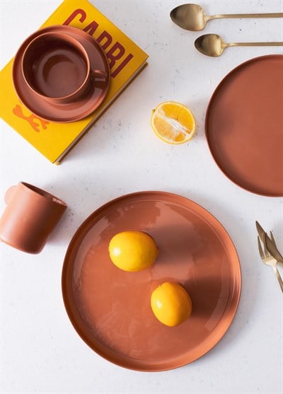 The Mia Cotta Limoges Servis Tabağı Terracota 27 cm CTT027