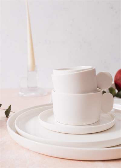 The Mia Cotta Limoges Servis Tabağı Beyaz 27 cm CTT0028