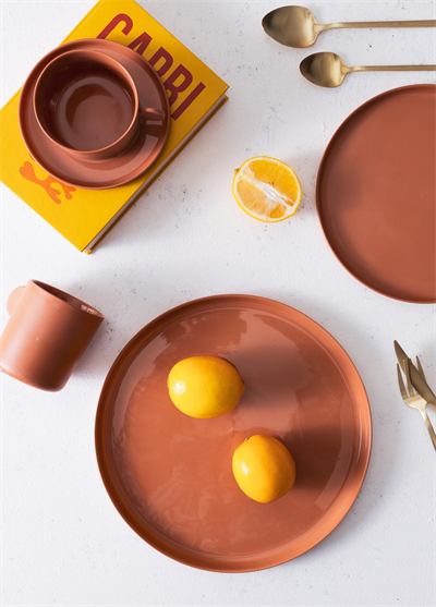 The Mia Cotta Limoges Servis Tabağı Terracota 27 cm CTT027