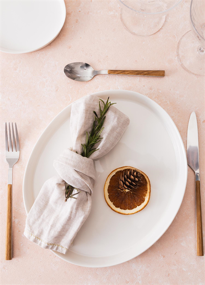 The Mia Cotta Limoges Servis Tabağı Beyaz 27x23 cm