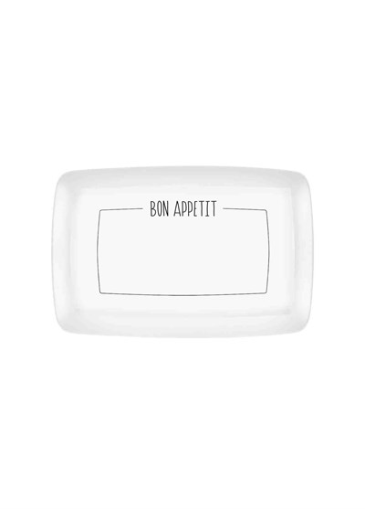 The Mia Daily Tunes Dikdörtgen Servis - 33x21cm DLY007