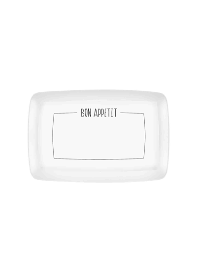 The Mia Daily Tunes Dikdörtgen Servis - 33x21cm DLY007