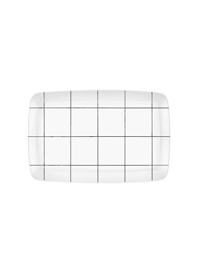 The Mia Daily Tunes Dikdörtgen Servis Tabağı - 33x21cm