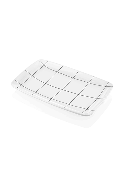 The Mia Daily Tunes Dikdörtgen Servis - 33x21cm DLY008