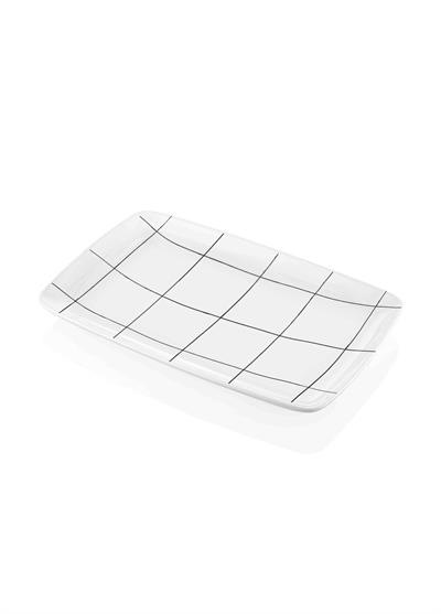 The Mia Daily Tunes Dikdörtgen Servis - 33x21cm DLY008