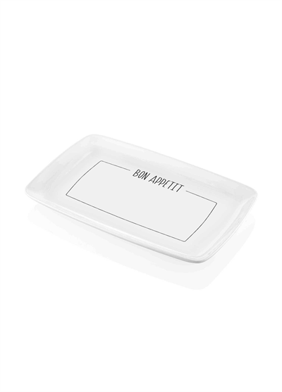 The Mia Daily Tunes Dikdörtgen Servis - 33x21cm DLY007