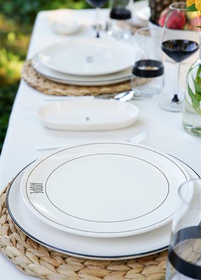 The Mia Daily Tunes Servis Tabağı 6 Lı Set - 26 cm