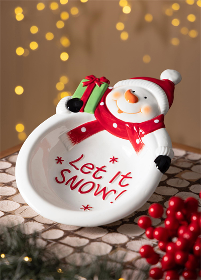 The Mia Dekoratif Servis Tabağı 27x17x6 cm