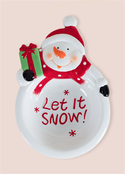 The Mia Dekoratif Servis Tabağı 27x17x6 cm