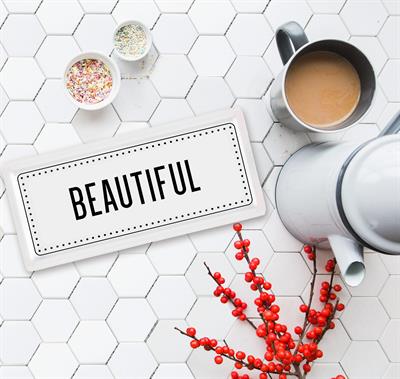 The Mia Dikdörtgen Servis Beautiful - 35 x 16 Cm