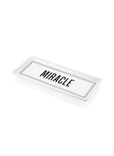 The Mia Dikdörtgen Servis Tabağı Miracle 35 x 16 Cm