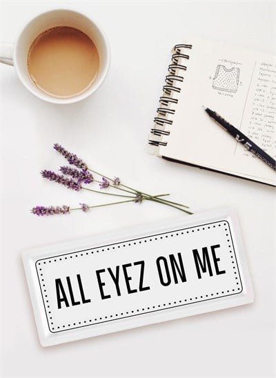 The Mia Dikdörtgen Servis Tabağı All Eyez On Me - 35x16 Cm